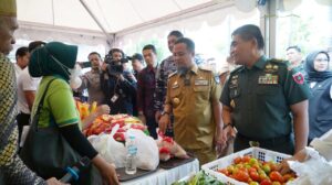 Kasdam XIV/Hsn Hadiri Gerakan Pangan Murah Hari Jadi Sulsel ke-356