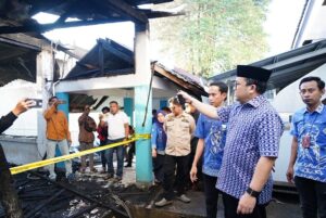 Tinjau Lokasi Kebakaran RSUD Syekh Yusuf, Wabup Gowa Pastikan Pelayanan Tetap Berjalan