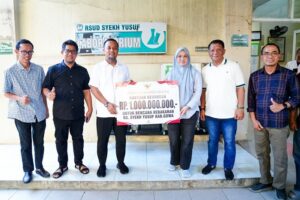 Pascakebakaran, RSUD Syekh Yusuf Gowa Dapat Suntikan Dana Rp1 Miliar dari Pemprov