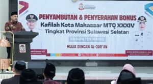 Makassar Sabet Juara 2, 47 Peserta Lomba MTQ Sulsel Diberi Bonus dan Apresiasi