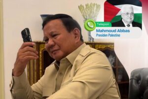 Prabowo Terima Telepon Mahmoud Abbas, Tegaskan Dukungan Indonesia untuk Perjuangan Palestina