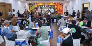 Semarak Hari Bhayangkara, Polrestabes Makassar Gelar Turnamen Domino Kapolrestabes Cup
