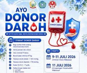 Ayo Ikuti! Donor Darah Semarak HKG PKK dan 46 Tahun Dekranas Dilaksanakan 9–11 Juli