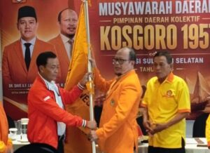 Terpilih Aklamasi di Musda, Haris Yasin Limpo Kembali Pimpin Kosgoro 1957 Sulsel