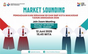 Hari Ini, Disdik Makassar Gelar Market Sounding Pengadaan Kain Seragam SD-SMP