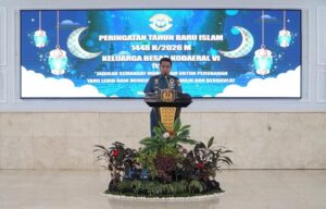 Momentum Tahun Baru Islam, Dankodaeral VI Ajak Prajurit Transformasikan Sikap dan Etos Kerja Menuju Indonesia Maju