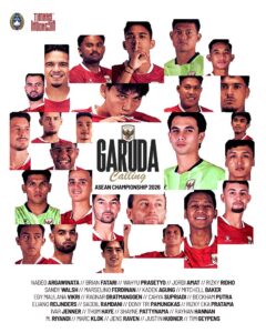 Ada Pemain PSM Rizky Eka Pratama, Ini Daftar Skuad Timnas Indonesia di Piala AFF 2026