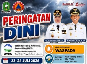 BMKG Keluarkan Peringatan Dini Cuaca Ekstrem, Bupati Sinjai: Kami Imbau Masyarakat Waspada