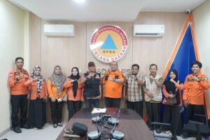 BPBD Mamuju Tengah Temui BPBD Sulbar, Bahas Penanganan Musim Kemarau Panjang