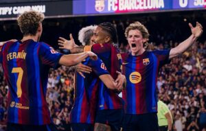 LIGA SPANYOL: Taklukkan Athletic Bilbao, Barcelona Geser Real Madrid di Puncak Klasemen