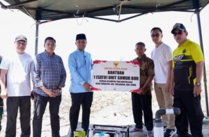 Gubernur Salurkan Bantuan Sumur Bor di Bori Tallasa Gowa, Atasi Kesulitan Air Petani