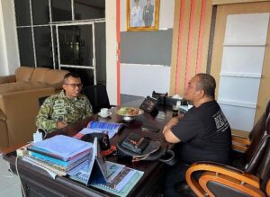Kalaksa BPBD Sulbar dan Kasiops Korem 142 Tatag Bertemu, Bahas Penanganan Karhutla dan Kekeringan