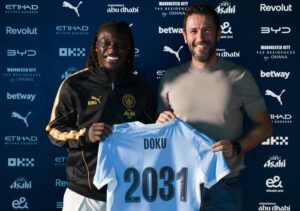 Perpanjang Kontrak Bersama Manchester City hingga 2031, Jeremy Doku: Saya Sangat Senang