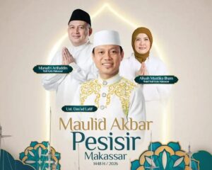 Hadirkan Ustaz Das’ad Latif, Maulid Akbar Pesisir Dilaksanakan di Paotere 28 Agustus