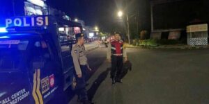 Pastikan Kamtibmas Tetap Kondusif, Unit Sabhara Polsek Bontoala Intensifkan Patroli Malam