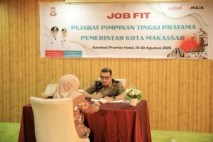 Job Fit Kepala OPD Makassar Dimulai, 40 Pejabat Jalani Wawancara dan Rekam Jejak