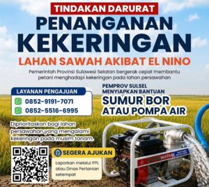 Andi Sudirman Gerak Cepat Siapkan Bantuan Pompa Air dan Sumur Bor Hadapi Kekeringan di Sulsel