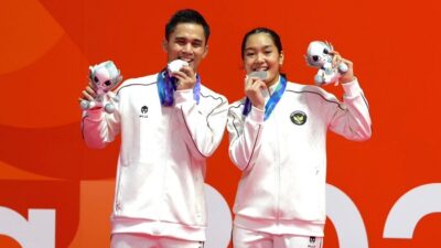Dikalahkan Pasangan China di Final, Amri/Nita Raih Medali Perak Asian Games 2026