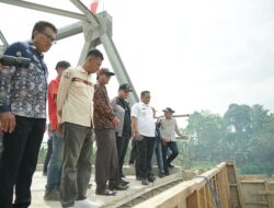 Progres Pembangunan Jembatan Salujambu Luwu Sudah Capai 93 Persen