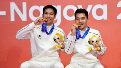 Asian Games 2026: Leo/Daniel Sumbang Emas Ketiga Indonesia