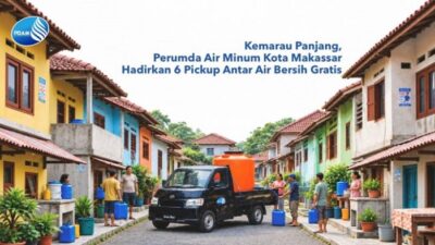 PDAM Makassar Kerahkan 6 Mobil Pickup untuk Distribusi Air Bersih hingga Lorong-lorong