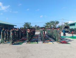 Ratusan Prajurit Yonarmed 21/Kawali Gelar Sholat Istisqa, Memohon Turunnya Hujan