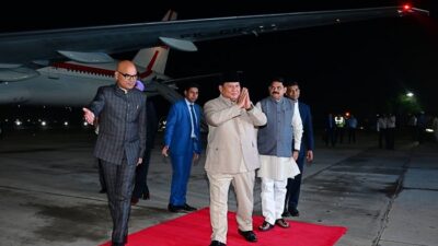 Prabowo Tiba di India untuk Hadiri KTT ke-18 BRICS sebagai Anggota Penuh