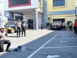 Asah Kemampuan, Personel Samapta Polrestabes Makassar Latihan Pengendalian Massa
