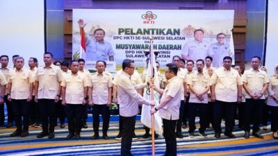 Dilantik Jadi Ketua HKTI Gowa, Darmawangsyah Muin Fokus Majukan Pertanian