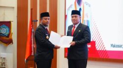 Gubernur Lantik Andi Winarno Eka Putra sebagai Pj Sekda Sulsel