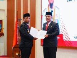 Gubernur Lantik Andi Winarno Eka Putra sebagai Pj Sekda Sulsel