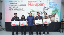 Logo HUT ke-419 Makassar Resmi Diluncurkan